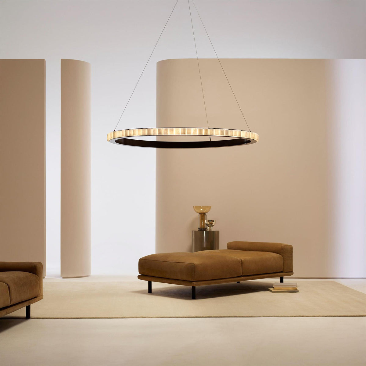 Aure Twin Ring Chandelier
