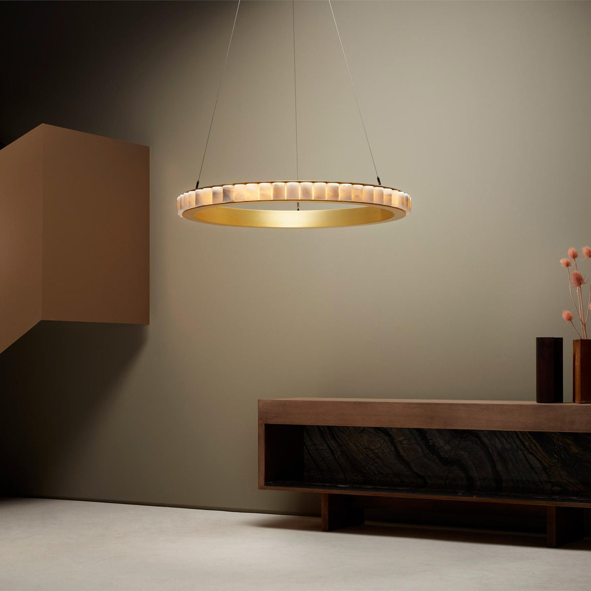 Aure Twin Ring Chandelier