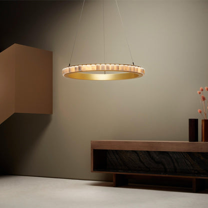 Aure Twin Ring Chandelier