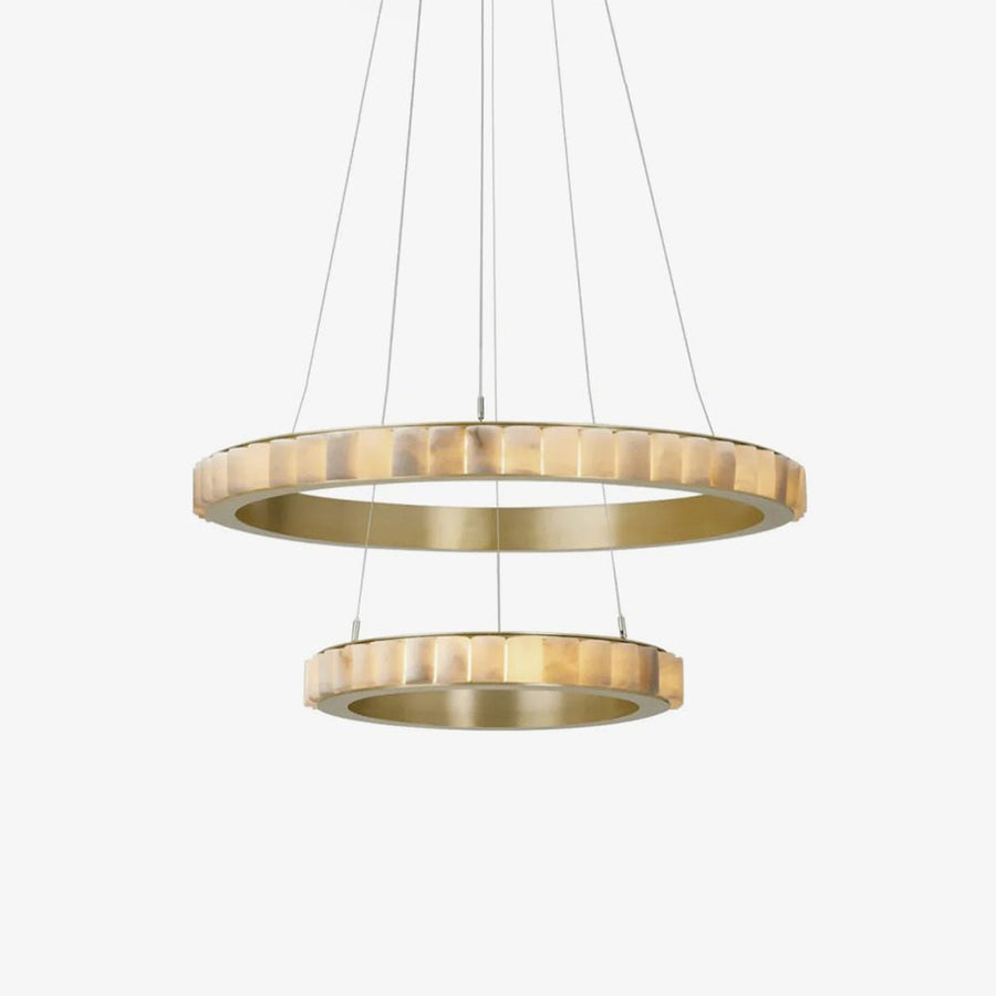 Aure Twin Ring Chandelier