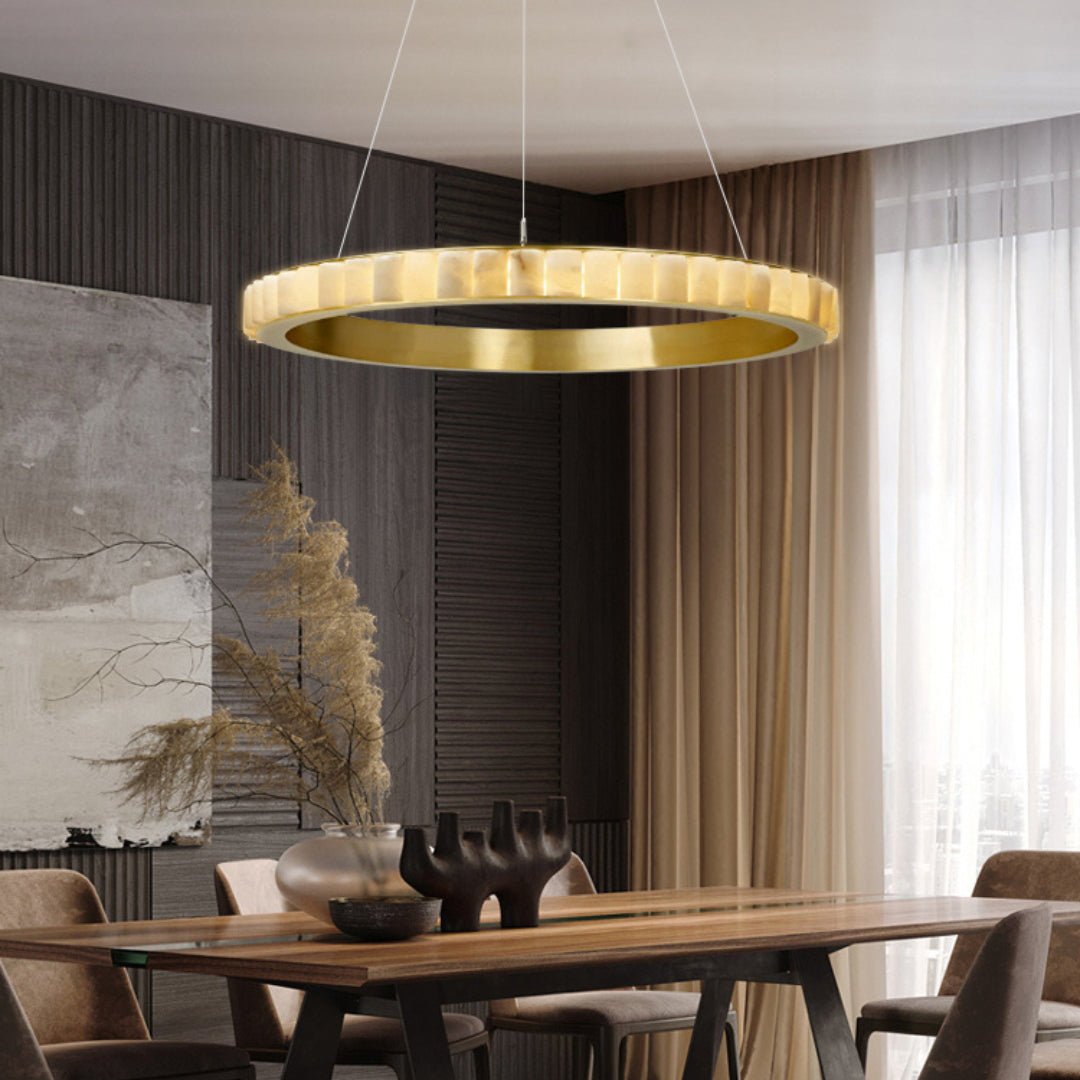 Aure Twin Ring Chandelier