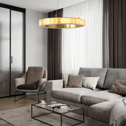 Aure Twin Ring Chandelier