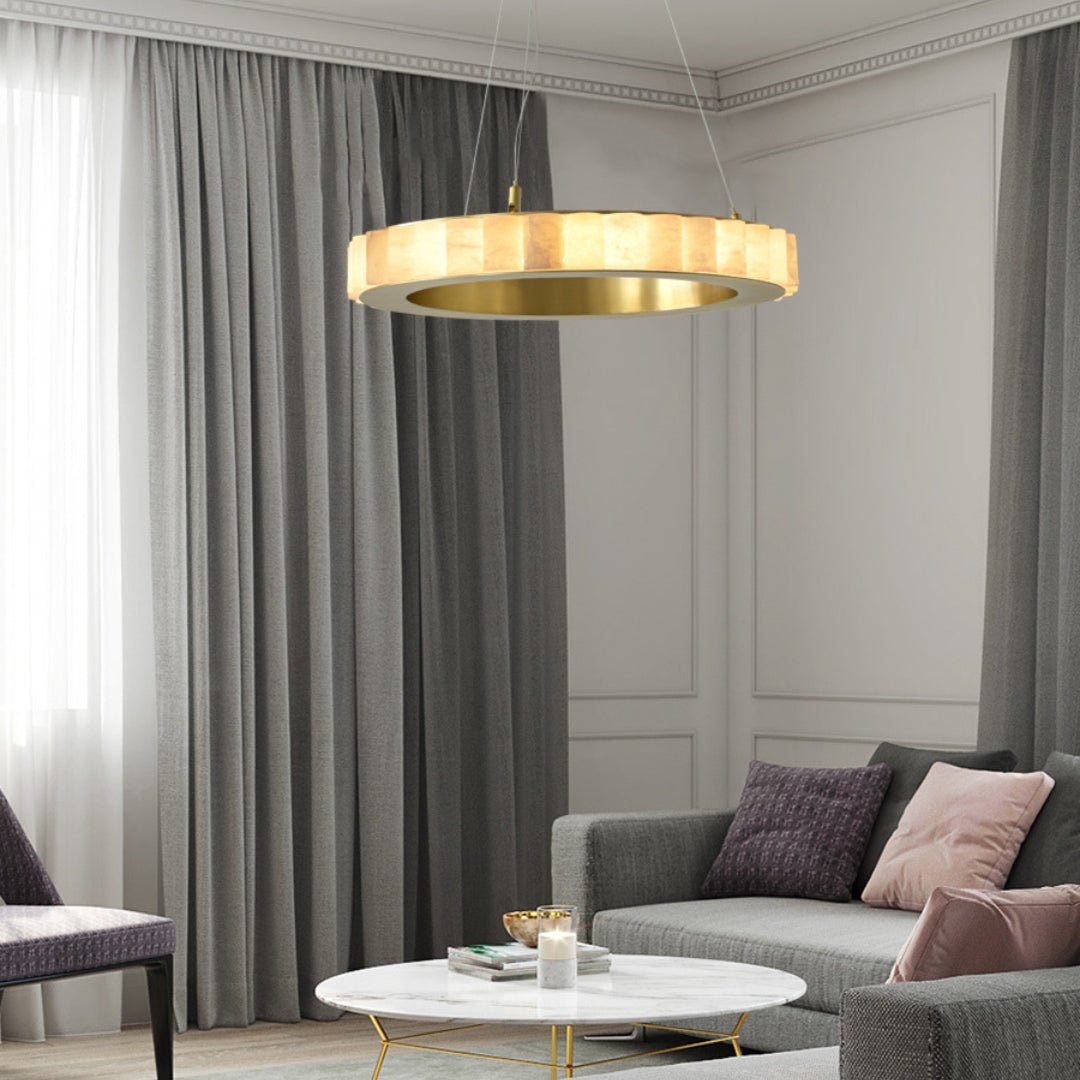 Aure Twin Ring Chandelier