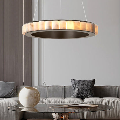 Aure Twin Ring Chandelier
