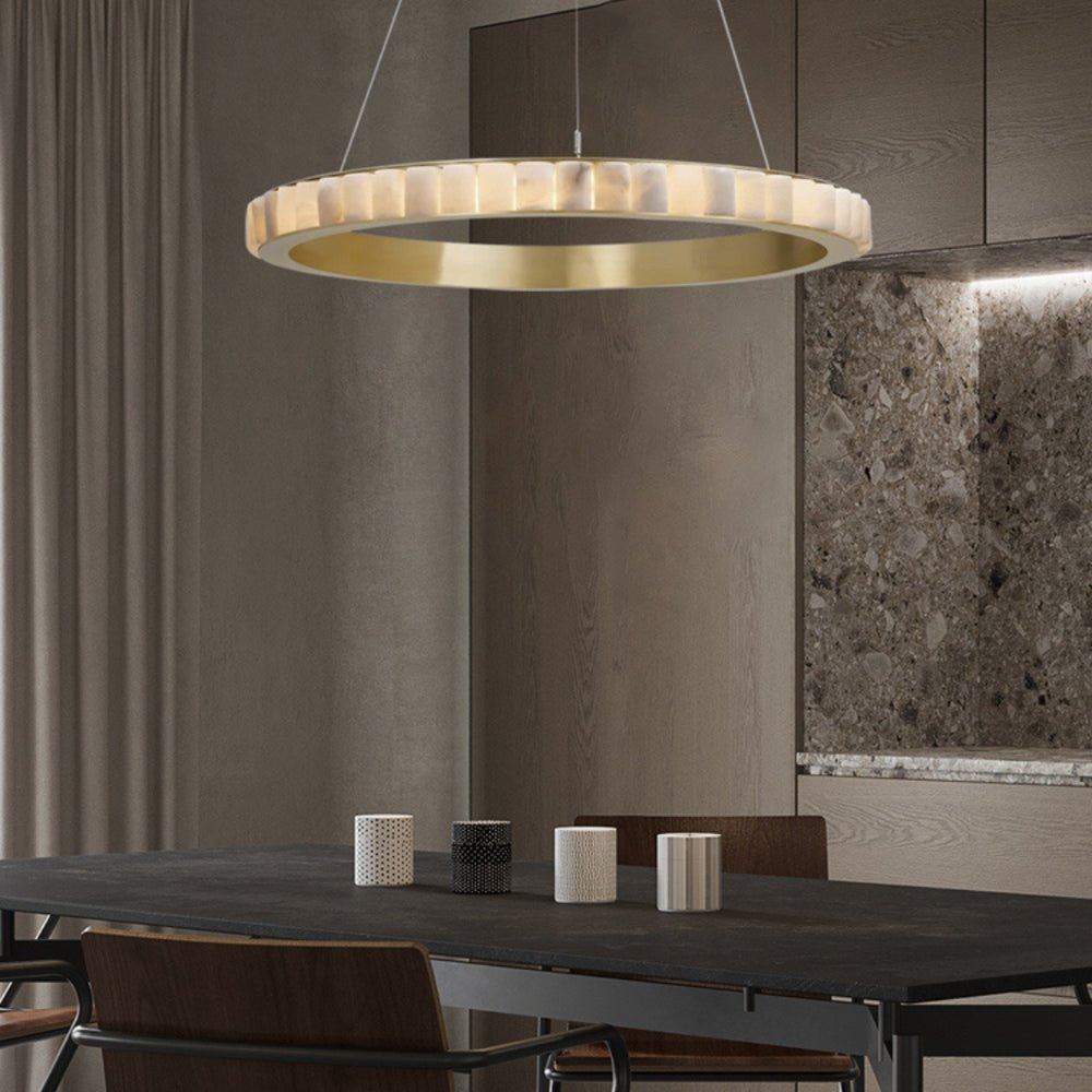 Aure Twin Ring Chandelier