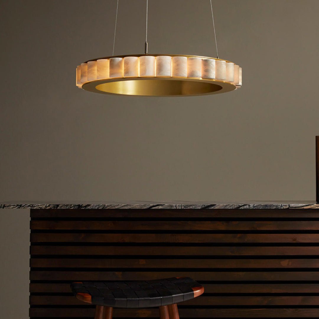 Aure Twin Ring Chandelier