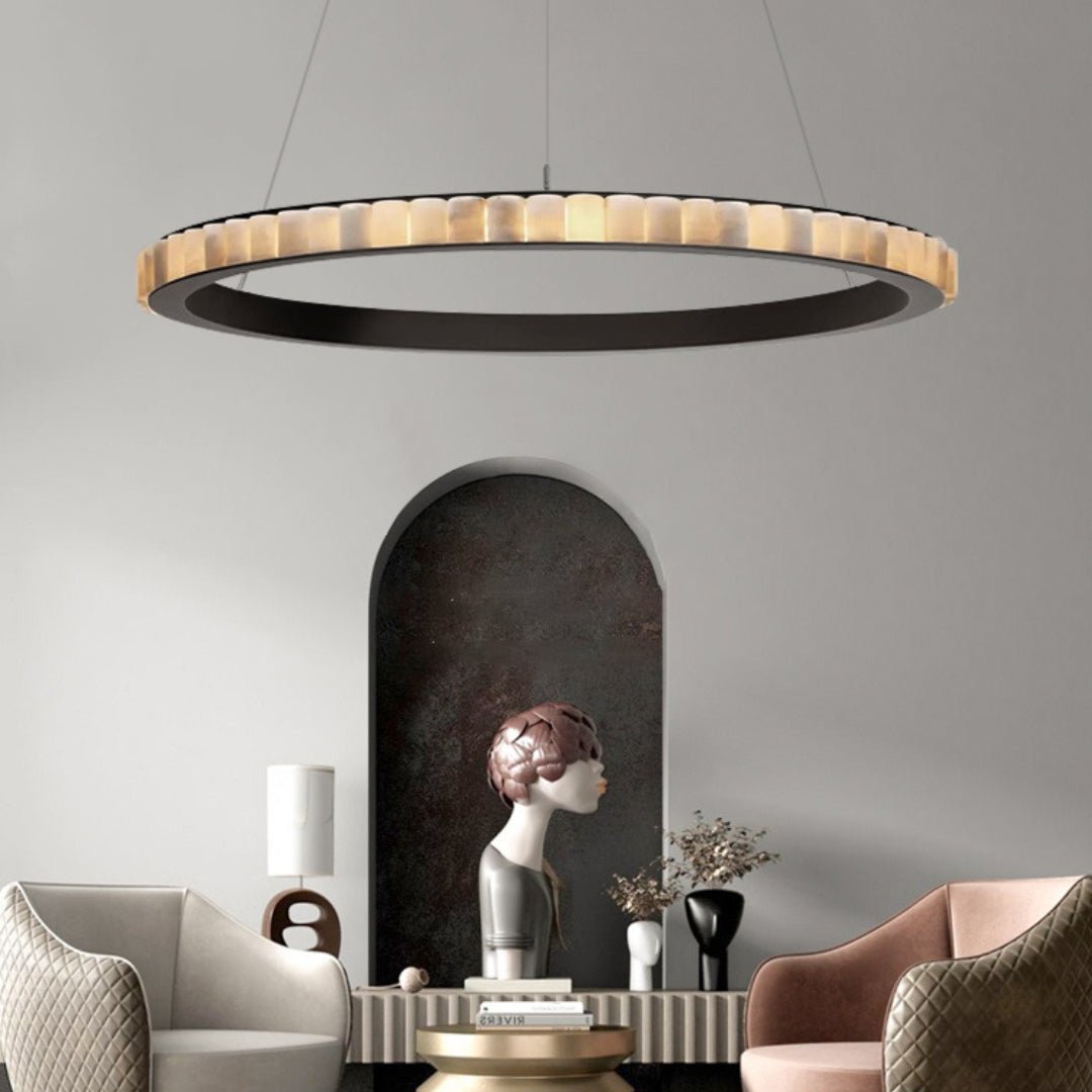 Aure Twin Ring Chandelier