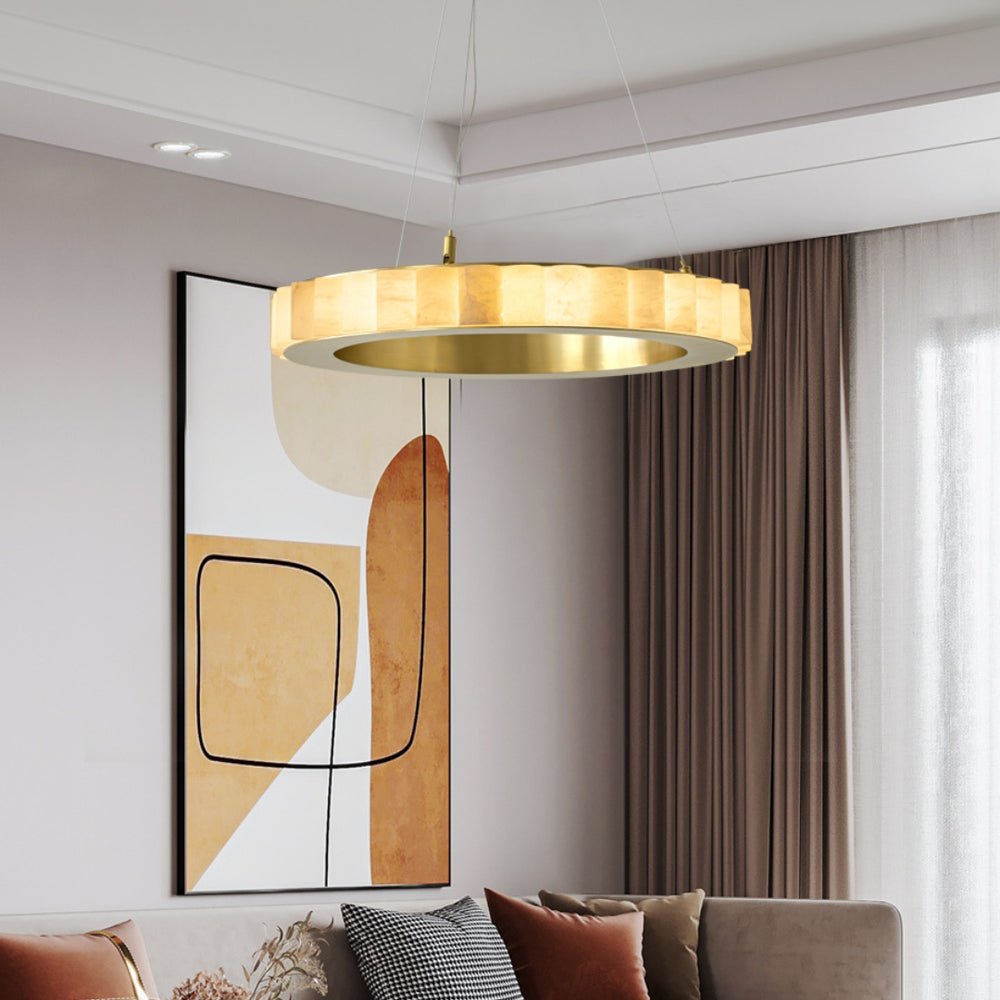 Aure Twin Ring Chandelier