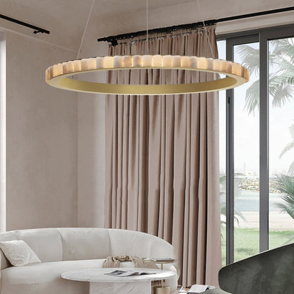 Aure Twin Ring Chandelier