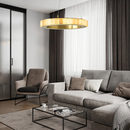Aure Twin Ring Chandelier