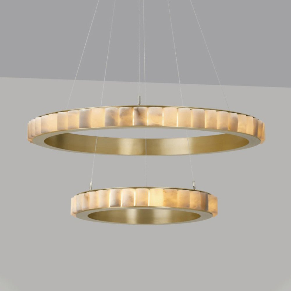 Aure Twin Ring Chandelier