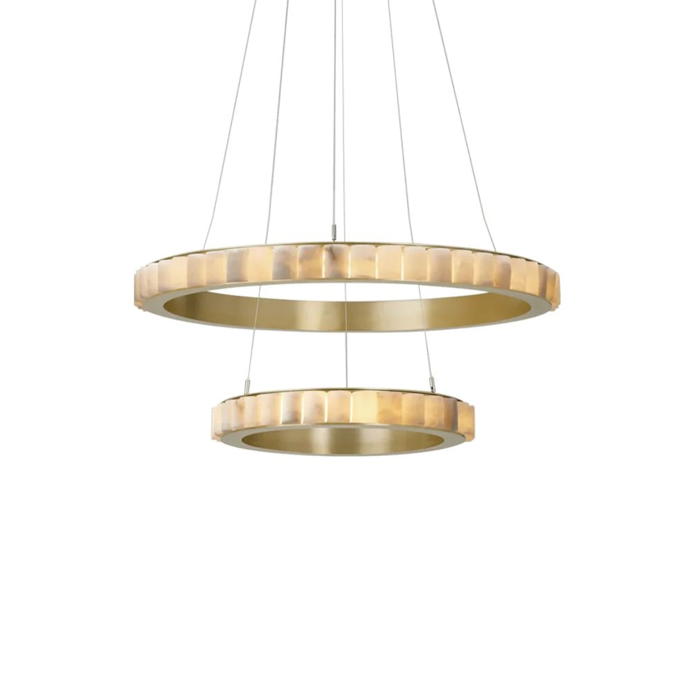 Aure Twin Ring Chandelier