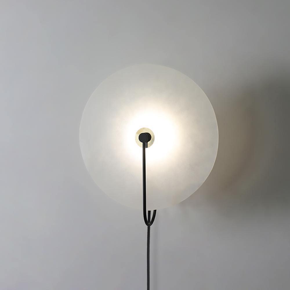 Vein Disc Plug-in Wall Light