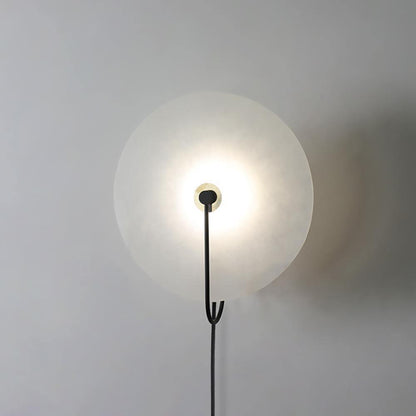 Vein Disc Plug-in Wall Light