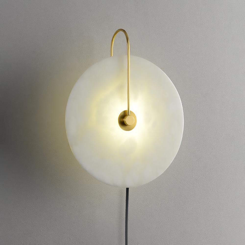 Vein Disc Plug-in Wall Light