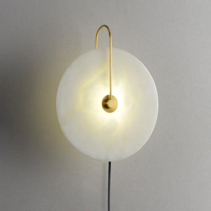 Vein Disc Plug-in Wall Light