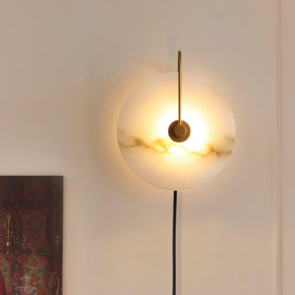Vein Disc Plug-in Wall Light