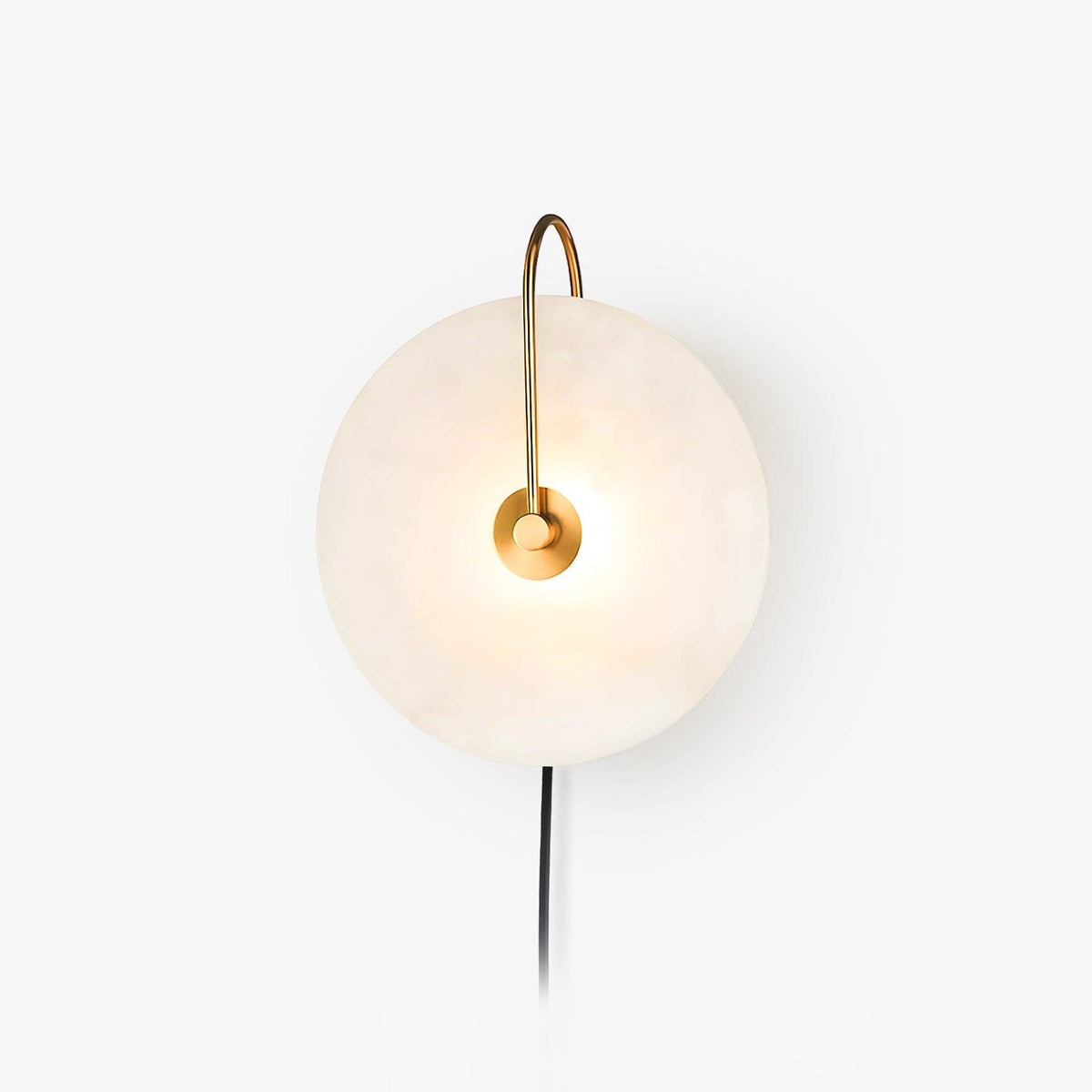 Vein Disc Plug-in Wall Light