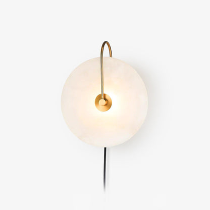 Vein Disc Plug-in Wall Light