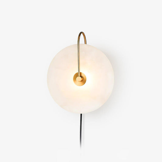 Vein Disc Plug-in Wall Light