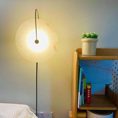 Vein Disc Plug-in Wall Light