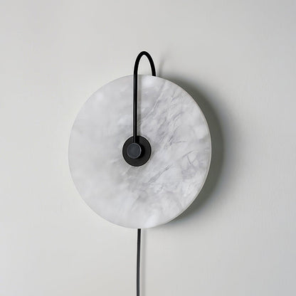 Vein Disc Plug-in Wall Light
