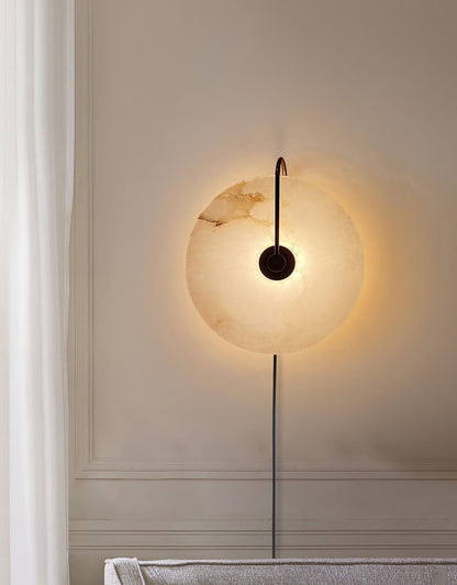 Vein Disc Plug-in Wall Light