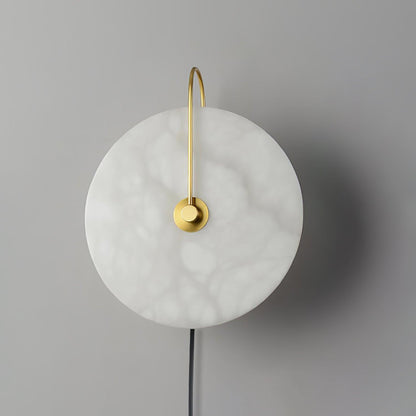 Vein Disc Plug-in Wall Light