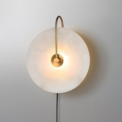 Vein Disc Plug-in Wall Light