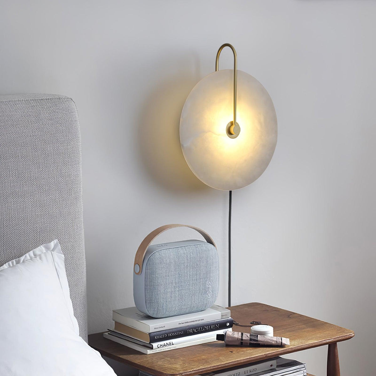 Vein Disc Plug-in Wall Light