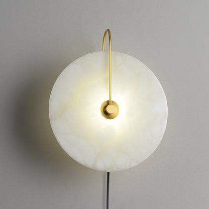 Vein Disc Plug-in Wall Light