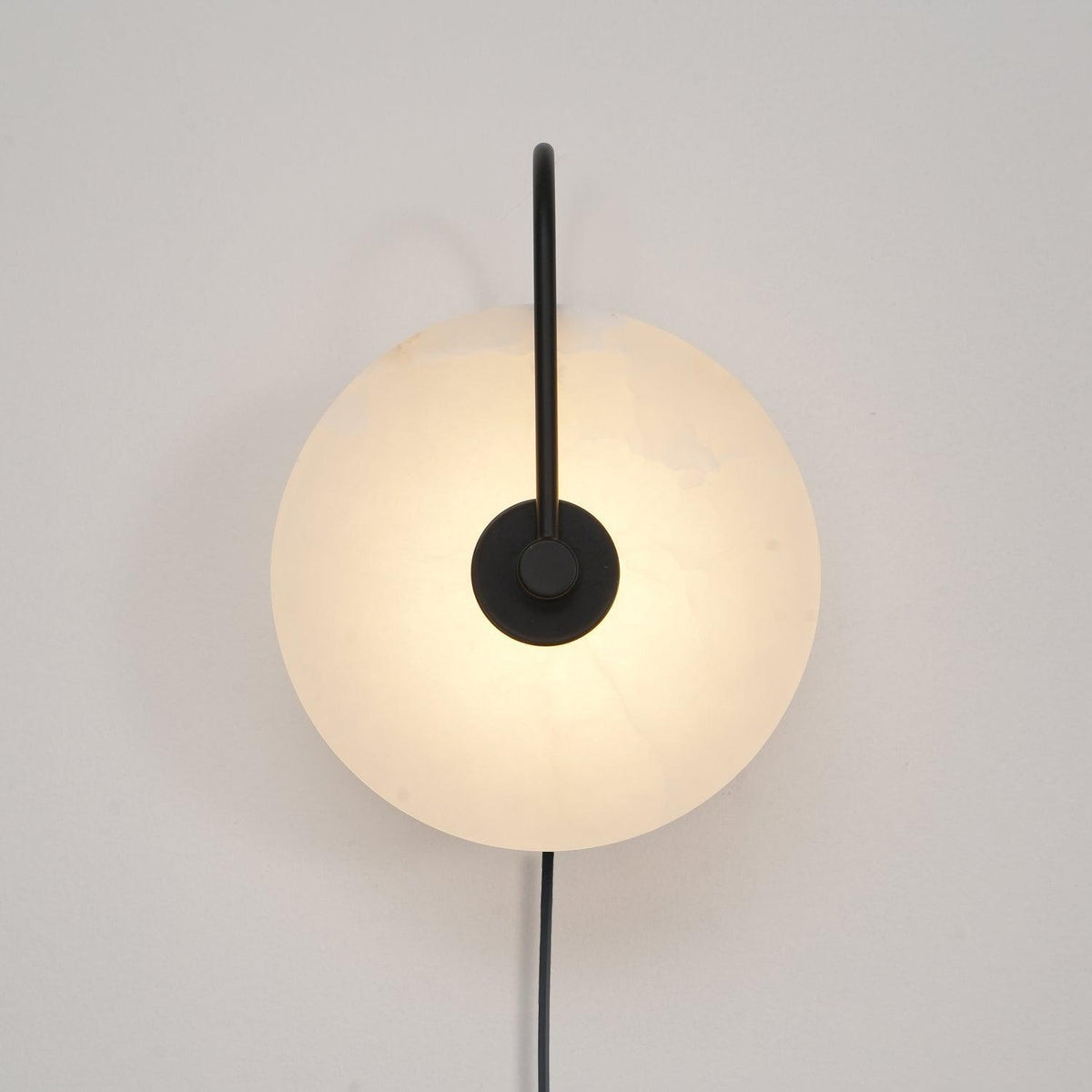 Vein Disc Plug-in Wall Light