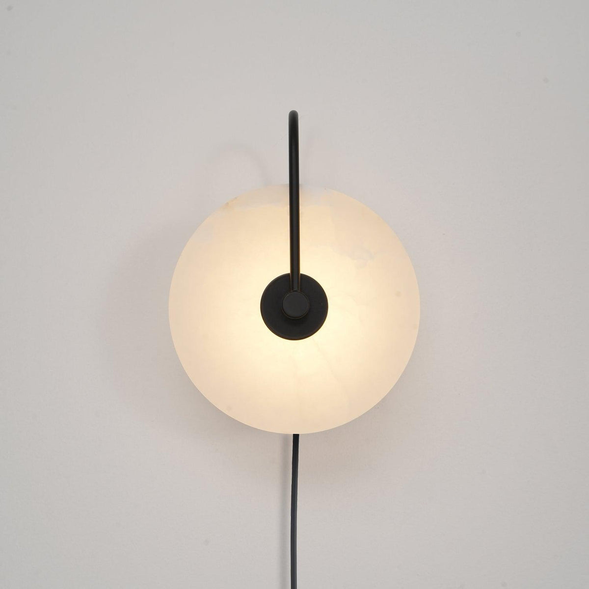 Vein Disc Plug-in Wall Light