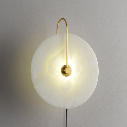 Vein Disc Plug-in Wall Light