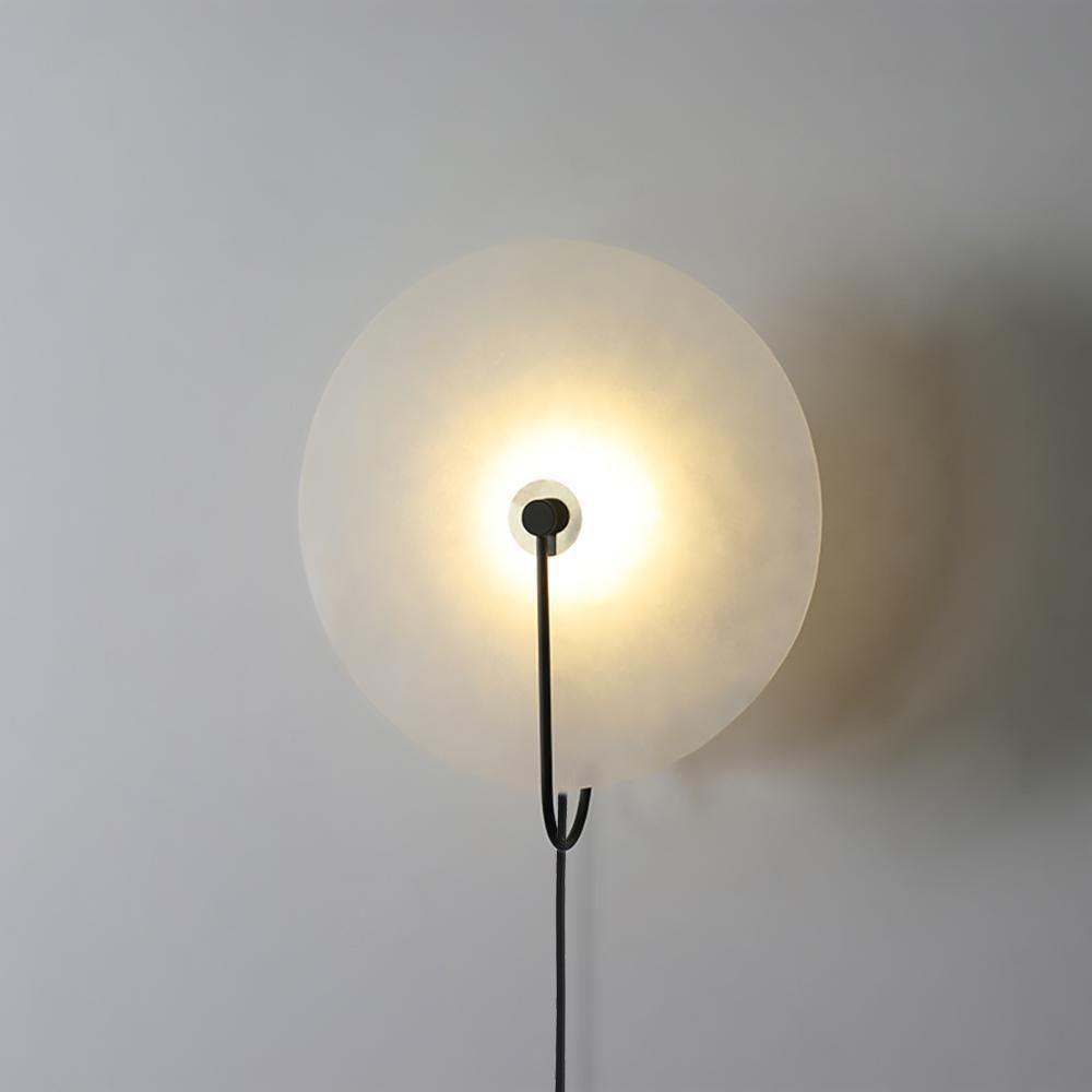 Vein Disc Plug-in Wall Light