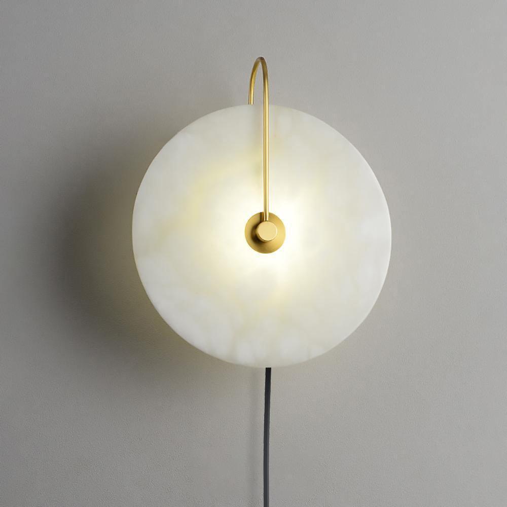 Vein Disc Plug-in Wall Light