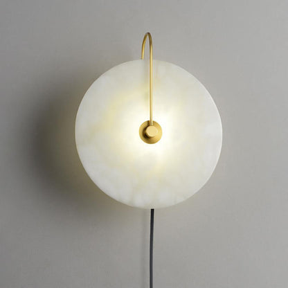Vein Disc Plug-in Wall Light