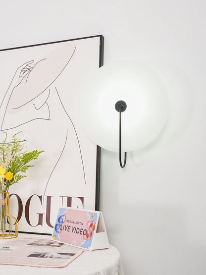 Vein Disc Plug-in Wall Light