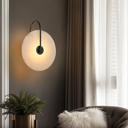 Vein Disc Plug-in Wall Light