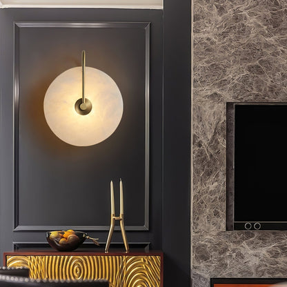 Vein Disc Plug-in Wall Light