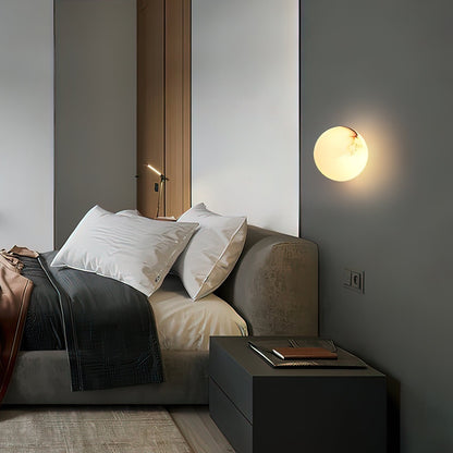 Pale Orb Wall Light