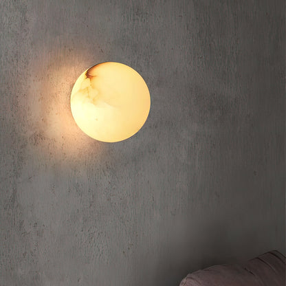 Pale Orb Wall Light