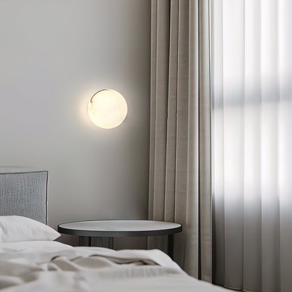 Pale Orb Wall Light