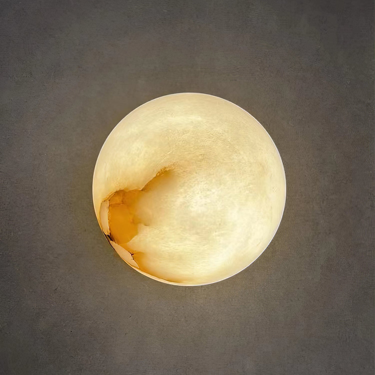 Pale Orb Wall Light