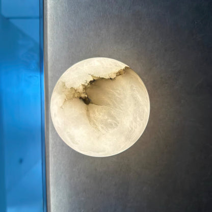 Pale Orb Wall Light