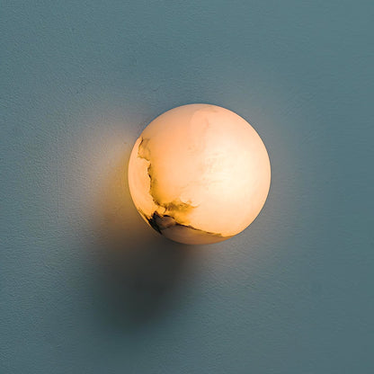Pale Orb Wall Light