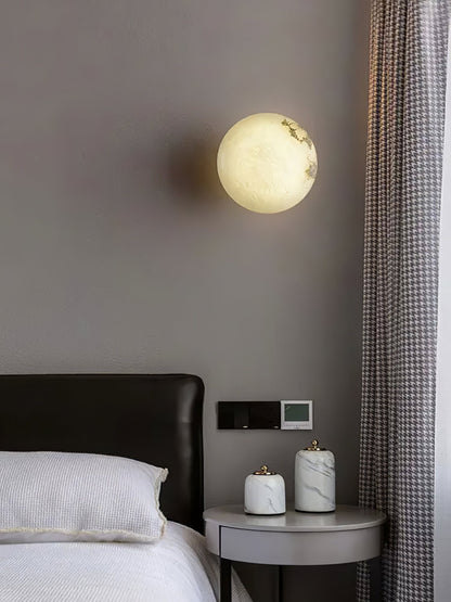 Pale Orb Wall Light
