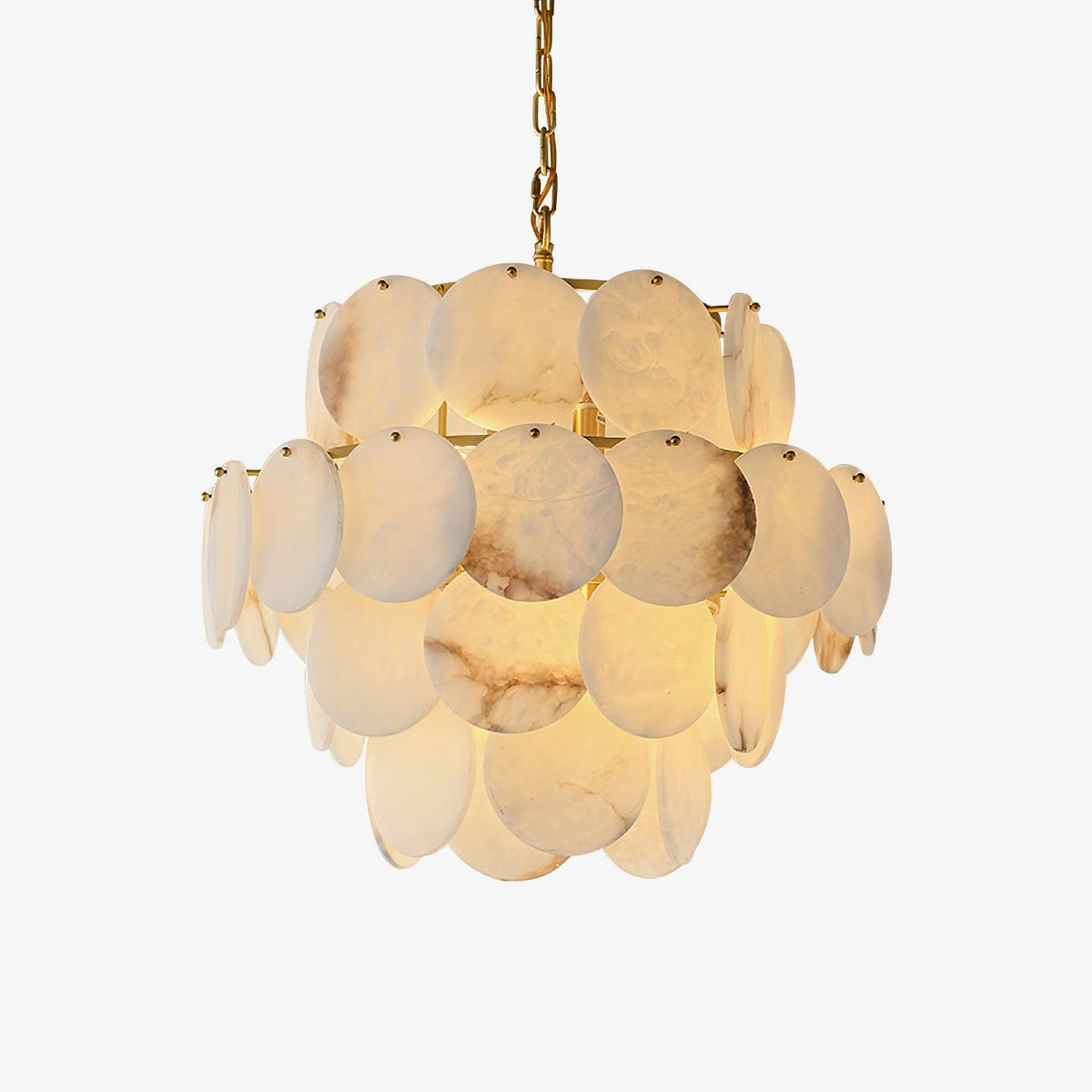 Scale Stone Chandelier