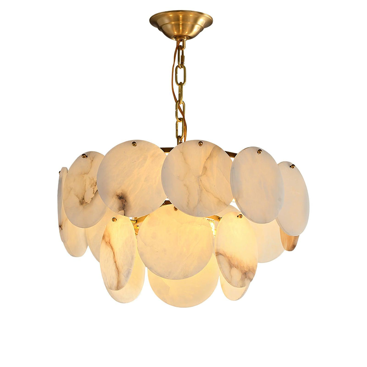 Scale Stone Chandelier
