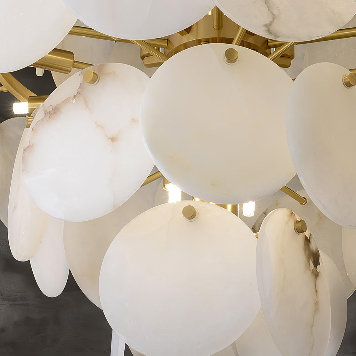 Scale Stone Chandelier